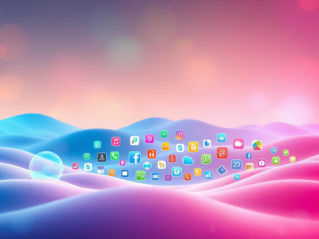 A vibrant digital landscape showcasing a variety of colorful online service icons and symbols, depicting the diverse range of free web-based tools and applications available. The foreground features a clean, minimalist design with sleek geometric shapes and glowing UI elements, hinting at the user-friendly and intuitive nature of these services. In the middle ground, an array of dynamic, animated icons representing productivity apps, communication platforms, and cloud-based tools, all seamlessly integrated into a cohesive and visually appealing composition. The background consists of a soft, gradient-based environment, bathed in a warm, inviting color palette that evokes a sense of efficiency, collaboration, and digital empowerment. Subtle lighting effects and a polished, high-tech aesthetic contribute to an overall atmosphere of professional, yet accessible online tools and resources.