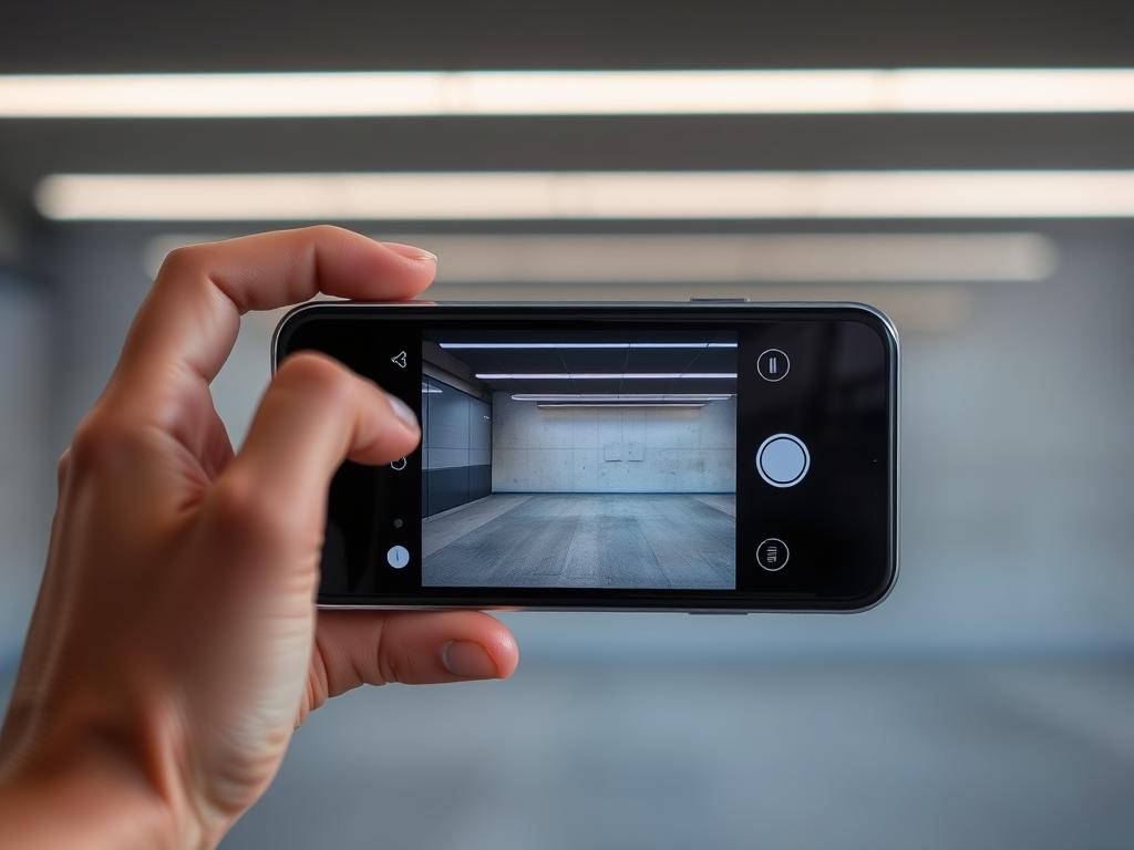 A sleek, modern smartphone camera capturing a stunning, high-resolution image. The device is held steady, with a sophisticated lens system and advanced sensor technology that delivers exceptional image quality. The lighting is balanced, with a soft, diffused illumination that brings out the fine details and vibrant colors of the subject. The composition is thoughtful, with the camera angled to showcase the scene in an artful, dynamic way. The resulting image has a professional, polished look that would be perfect for showcasing the camera capabilities of a premium smartphone.