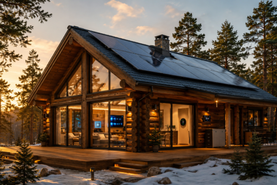 Blockhaus als Feriendomizil: Warum immer mehr Deutsche auf Holz setzen – und wie Smart Home das Erlebnis revolutioniert