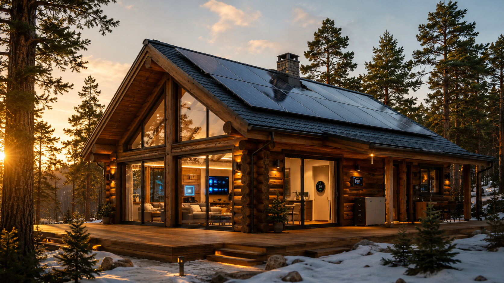 Blockhaus als Feriendomizil: Warum immer mehr Deutsche auf Holz setzen – und wie Smart Home das Erlebnis revolutioniert
